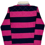 Ralph Lauren Sport Striped Rugby Shirt - Medium Pink Cotton