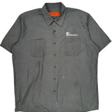 Red Kap Short Sleeve Shirt - XL Gray Polyester Blend
