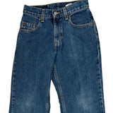 569 Levis Slim Jeans - 24W UK 2 Blue Cotton