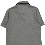 Adidas Polo Shirt - Small Grey Cotton