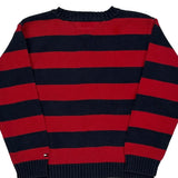 Age 4 Tommy Hilfiger Striped Sweater - XS Navy Cotton