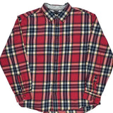 Tommy Hilfiger Checked Shirt - 2XL Red Cotton