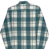 Slim Fit Lacoste Checked Shirt - XL Blue Cotton