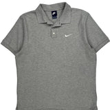 Nike Polo Shirt - XL Grey Cotton