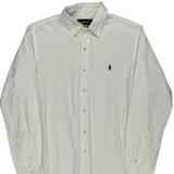 Ralph Lauren Shirt - Large White Cotton
