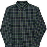 Chaps Ralph Lauren Checked Shirt - Small Blue Cotton