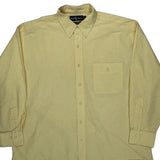 Big Button Down Ralph Lauren Shirt - Large Yellow Cotton