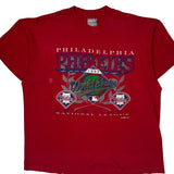 Philadelphia Phillies Mlb Single Stitch T-Shirt - XL Red Cotton