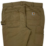Carhartt Double Knee Carpenter Pants - 32W US 8 Khaki Cotton