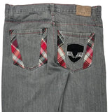 Red Ape Hip Hop Jeans - 36W 30L Red Cotton