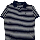 Polo By Ralph Lauren Striped Polo Shirt - XL Navy Cotton