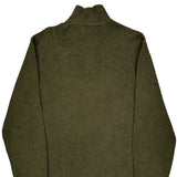 Polo By Ralph Lauren 1/4 Zip - Large Green Cotton