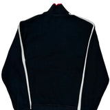Polo By Ralph Lauren Striped Track Jacket - Medium Black Cotton