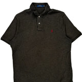 Polo By Ralph Lauren Polo Shirt - Large Grey Cotton