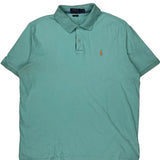 Polo By Ralph Lauren Polo Shirt - Large Green Cotton