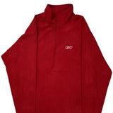 Reebok Fleece - XL Red Polyester