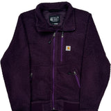 Carhartt Fleece Jacket - Medium Purple Polyester