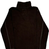 Timberland 1/4 Zip - Large Brown Cotton
