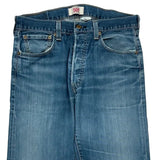 501 Levis Jeans - 33W 30L Blue Cotton