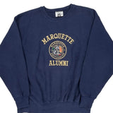 Made In USA Lee College Sweatshirt - 2XL Navy Cotton