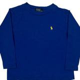 Age 3 Polo By Ralph Lauren Long Sleeve T-Shirt - 2XS Blue Cotton