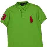 Polo By Ralph Lauren Slim Fit Polo Shirt - Medium Green Cotton