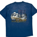 Sturgis Black Hills Rally 2009 Harley Davidson Graphic T-Shirt - XL Blue Cotton