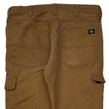 Dickies Cargo Pants - 34W 32L Brown Cotton