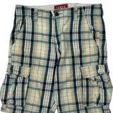 Levis Checked Cargo Shorts - 34W 11L Multicoloured Cotton