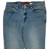 Levis Boot Cut Jeans - 28W US 2 Light Wash Cotton Blend