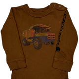 Age 18 Months Carhartt Graphic Playsuit - 3XS Brown Cotton