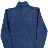 Polo By Ralph Lauren 1/4 Zip - XL Blue Wool