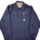 Dte Energy Carhartt Tall Jacket - 3XL Navy Cotton Blend