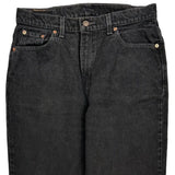 Levis 512 Slim Fit Jeans - 32W 30L Black Cotton
