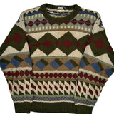 Unbranded Sweater - Medium Green Cotton