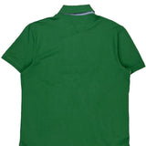 Tommy Hilfiger Spellout Polo Shirt - Large Green Cotton