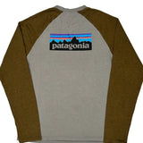 Organic Cotton Patagonia Sweatshirt - Large Brown Cotton