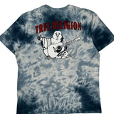 World Tour True Religion Tie-Dye T-Shirt - XL Blue Cotton
