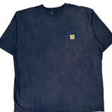 Carhartt T-Shirt - 2XL Navy Cotton