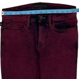Rock & Republic Skinny Jeans - 29W UK 8 Red Cotton Blend