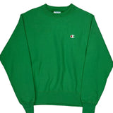 Reverse Weave Champion Sweatshirt - Small Green Cotton