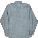 Lacoste Checked Shirt - XL Blue Cotton