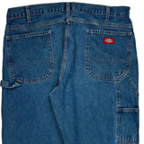 Dickies Carpenter Pants - 36W 30L Blue Cotton