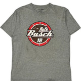 Kyle Busch Joe Gibbs Racing Nascar T-Shirt - Large Gray Cotton
