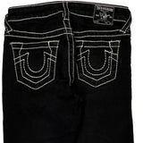True Religion Contrast Stitch Jeans - 23W 23L Black Cotton