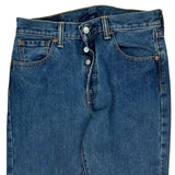 501 Levis Jeans - 32W 29L Blue Cotton