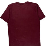 Carhartt T-Shirt - Large Burgundy Cotton