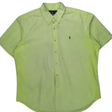 Ralph Lauren Short Sleeve Shirt - XL Yellow Cotton