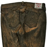 True Religion Skinny Jeans - 32W 31L Brown Cotton