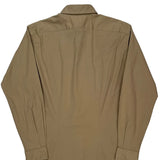 Polo By Ralph Lauren Shirt - Small Khaki Cotton Blend